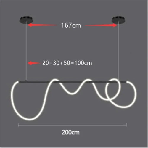 lustre design nordique à led intensité variable pour intérieur - vue 23 sur 25