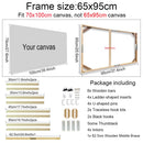 cadre mural en bois pour toiles et peintures décoratives