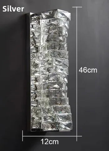 applique murale en cristal moderne lampe à led pour intérieur - vue 16 sur 18