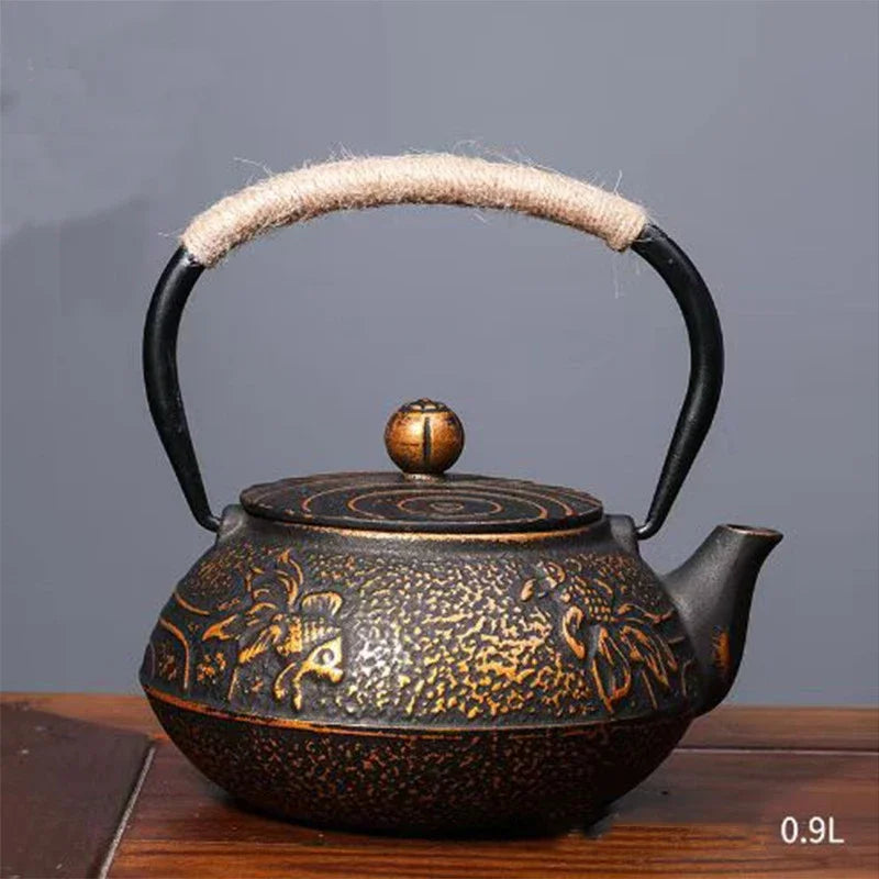Théière japonaise en fonte avec infuseur maille 750ml - vue 5 sur 7