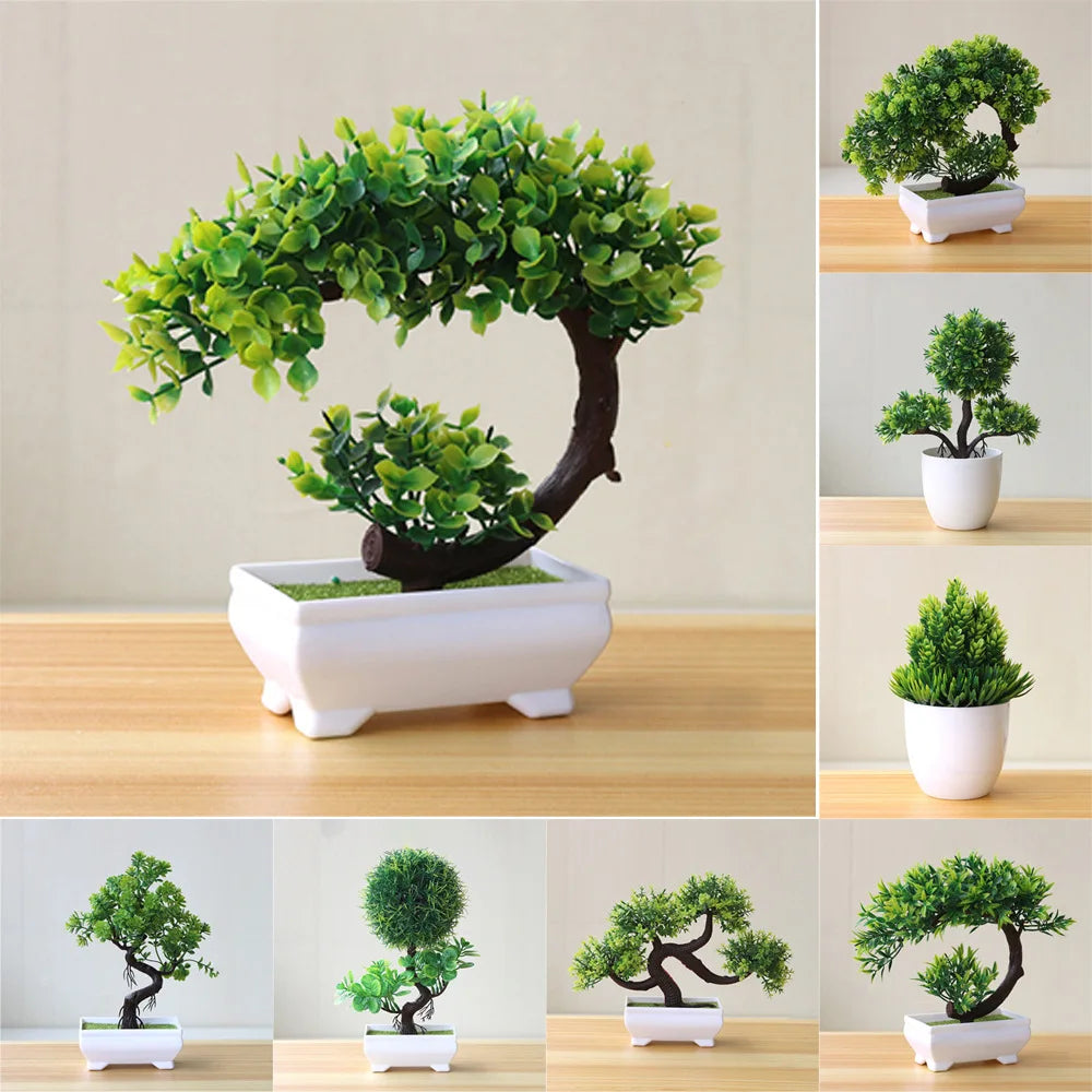 plantes artificielles décoratives bonsaï pour mariage et Halloween - vue 2 sur 14