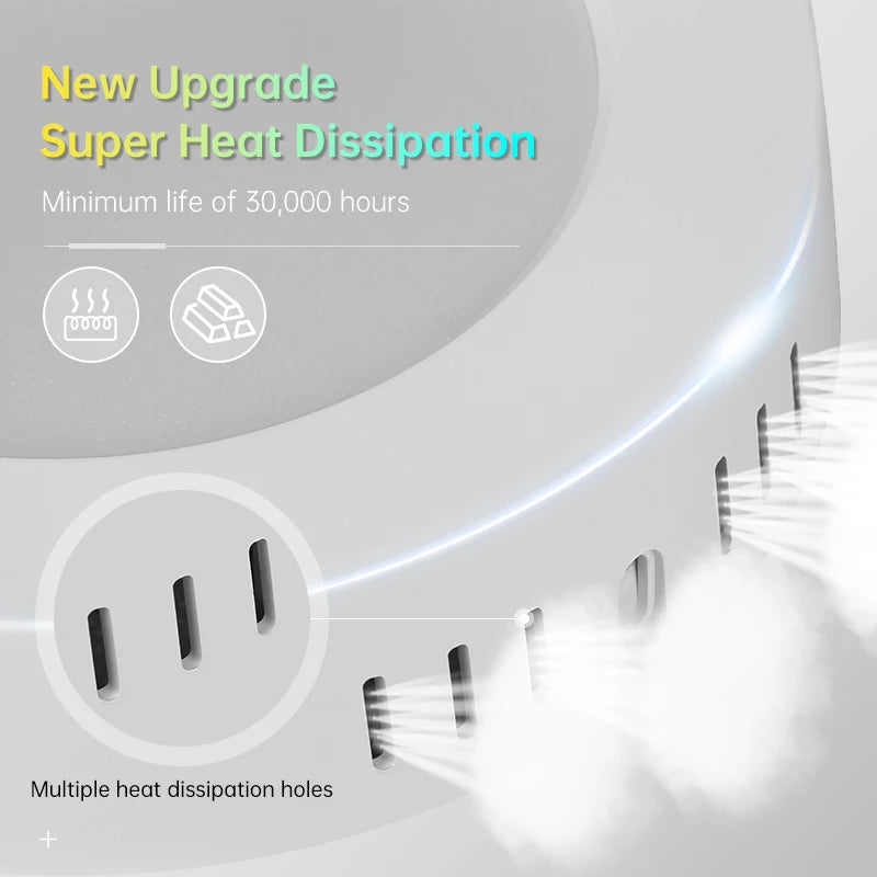 plafonnier led ultra fin panneau lumineux pour intérieur - vue 3 sur 12
