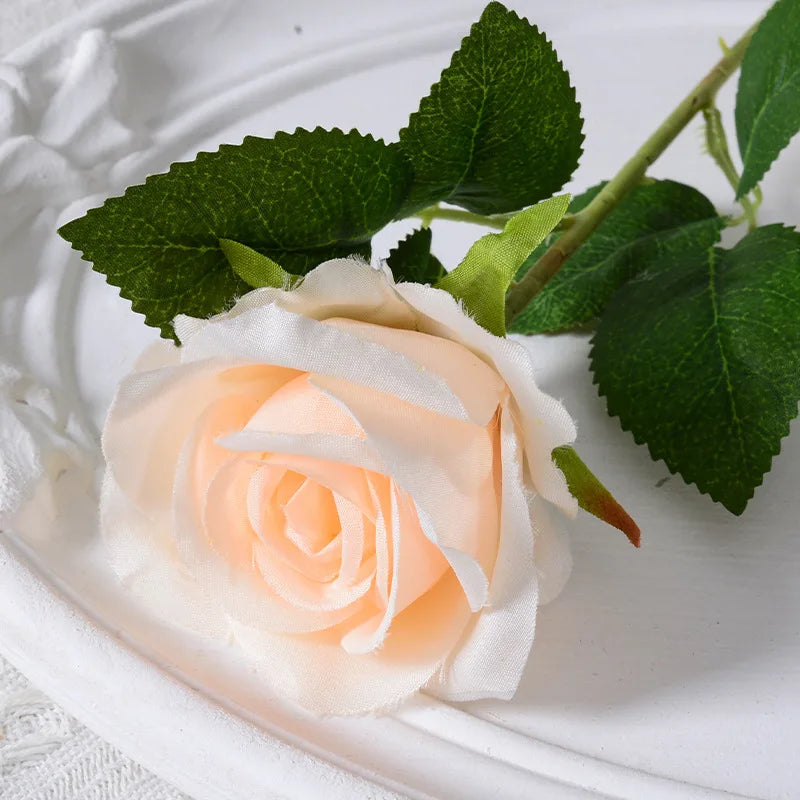 décoration de saint-valentin branche de rose artificielle avec baies d'amour - vue 10 sur 10
