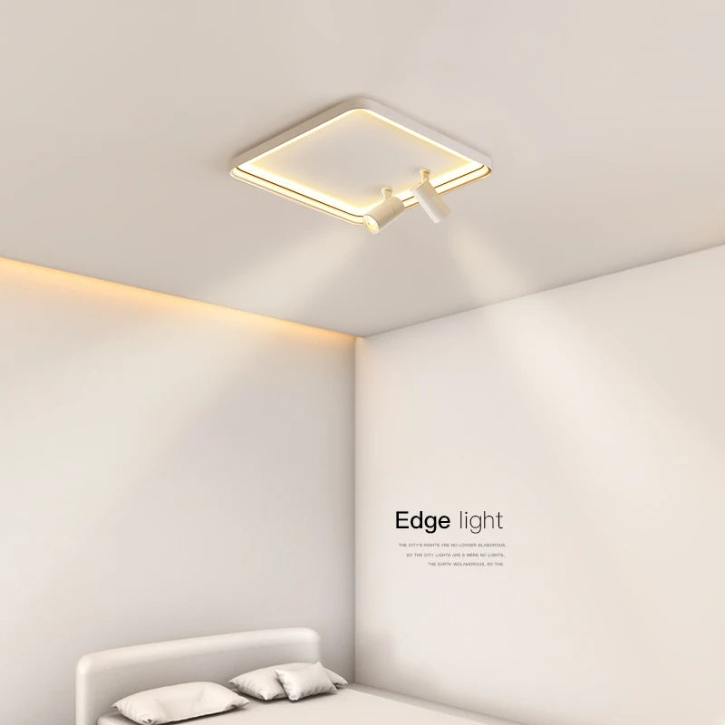 2023 New Modern LED Ceiling Lights For Living Room Bedroom Indoor Round Square Rectangle Lamp Surface Mounted Lighting AC85-260V - vue 3 sur 16