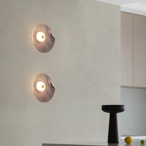 applique murale led art déco en verre pour intérieur élégant - vue 2 sur 8
