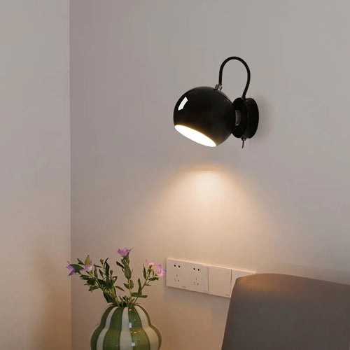 applique murale magnétique nordique avec interrupteur et angle réglable