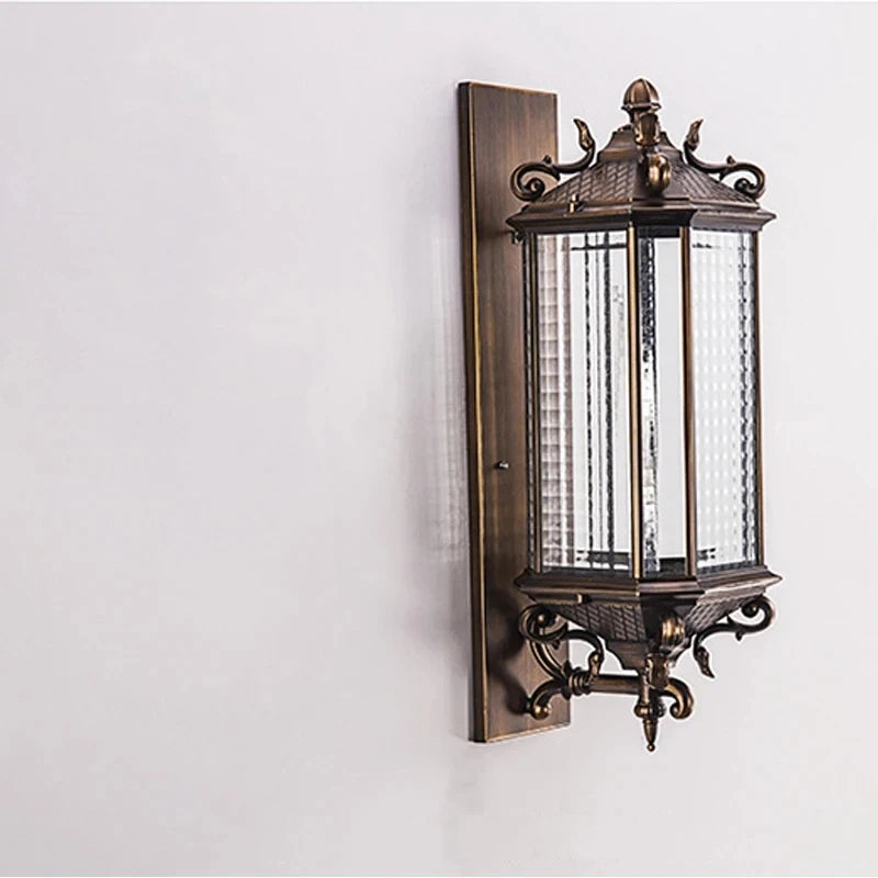 applique murale Vintage extérieur porche lumière rétro étanche E27 éclairage maison européenne porte jardin couloir extérieur - vue 4 sur 7