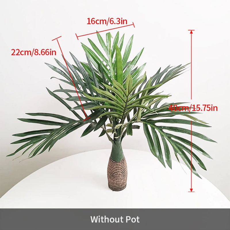 palmier tropical artificiel en pot pour décoration intérieure et extérieure