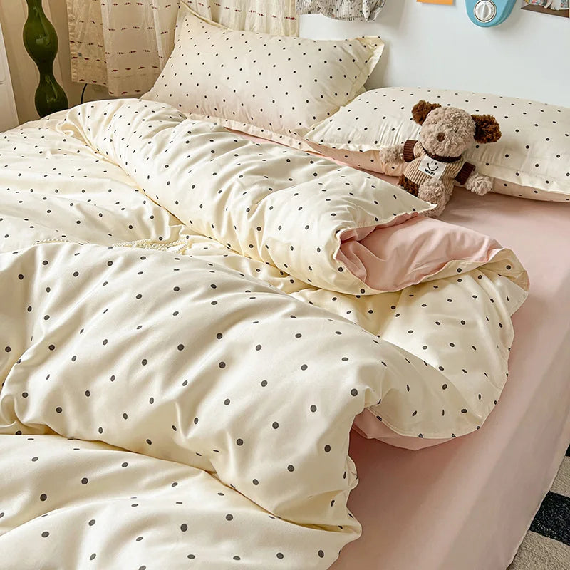 housse de couette rayée douce plusieurs tailles disponibles