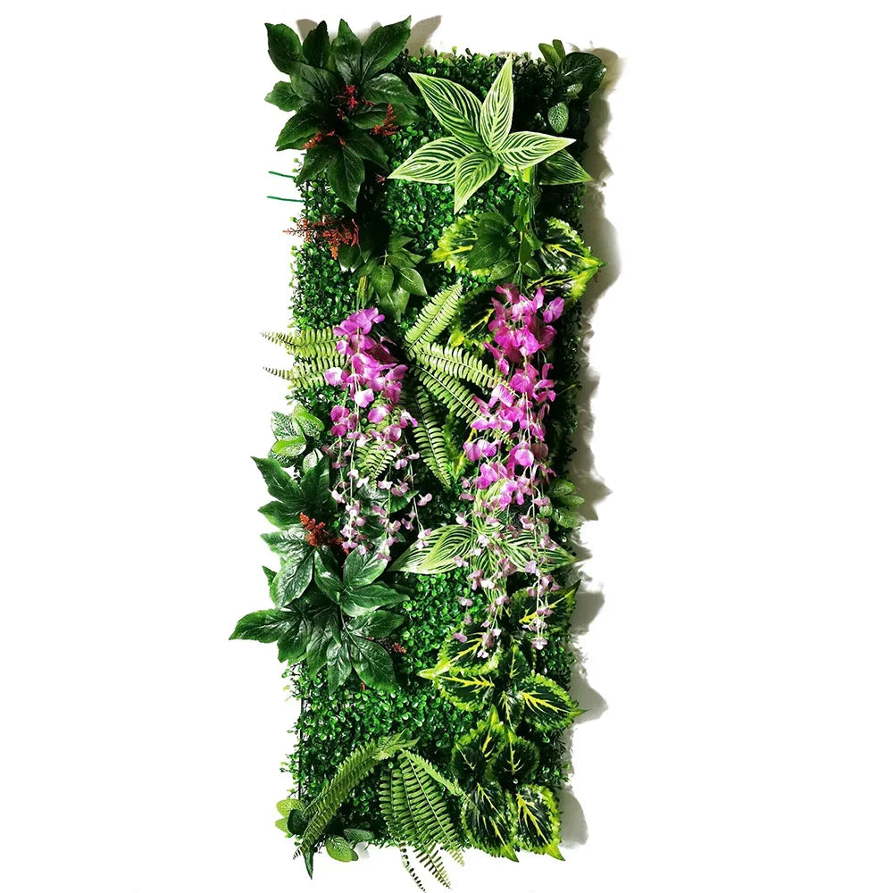 décoration murale artificielle herbe chlorophytum pour jardin et événements - vue 16 sur 23