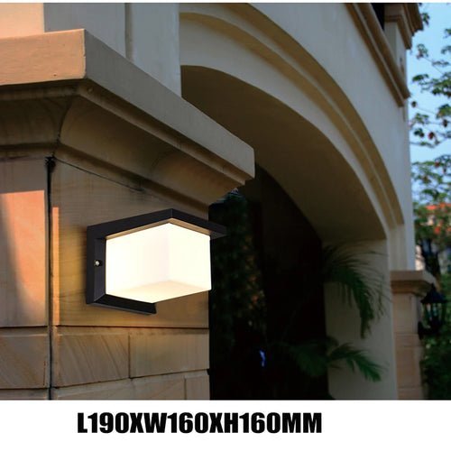 15W outdoor wall lamp led special design good looking wall light with warm white or white doorway aluminum wall sconce garden - vue 5 sur 6