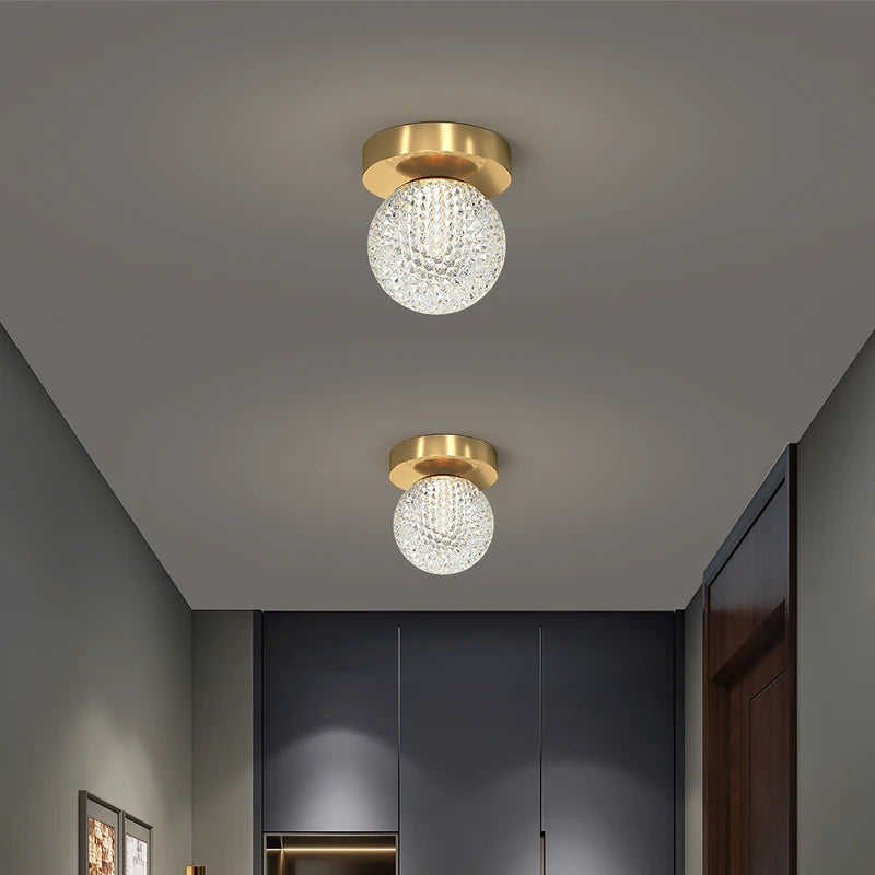 Plafonnier LED nordique éclairage intérieur décoration de la maison salon Table à manger chambre couloir vestiaire plafonnier