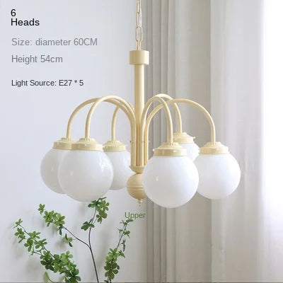 lustre en verre rétro pour décoration intérieure nordique - vue 10 sur 9