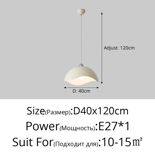 lustre led simple pour décoration intérieure nordique élégante - vue 9 sur 13
