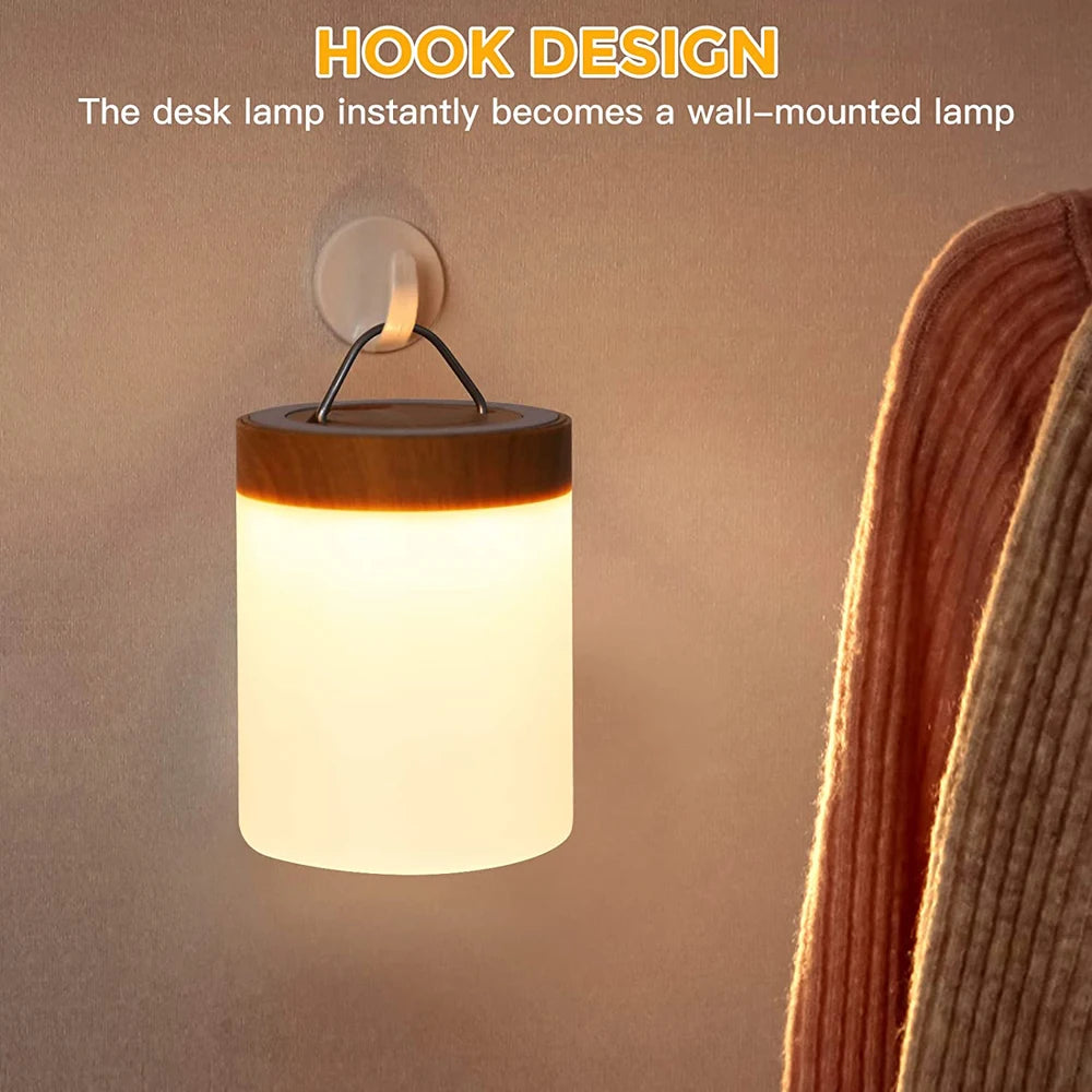 Lampe tactile LED lampe de table lampe de chevet lampe de table RVB lampe de chambre avec capteur tactile lampe de bureau portable lumière RVB pour cadeaux pour enfants - vue 7 sur 10
