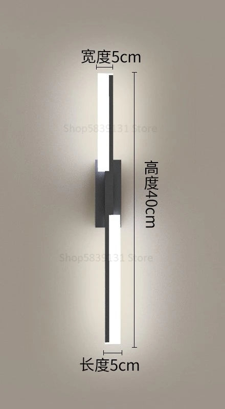 applique murale led de luxe simple et moderne pour hôtel - vue 9 sur 10