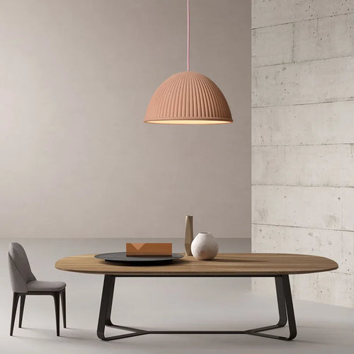 lampes suspendues led nordiques en résine macaron pour décoration intérieure - vue 4 sur 12