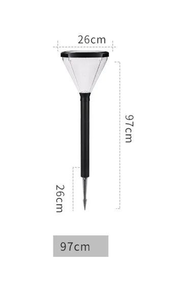 lampe solaire led pour éclairage extérieur jardin et route - vue 11 sur 16