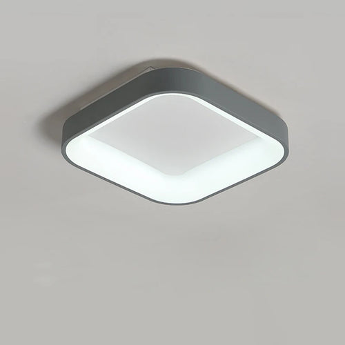plafonnier led moderne carré minimaliste pour éclairage intérieur - vue 6 sur 9