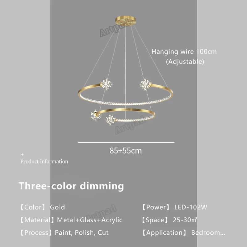 suspension en verre de luxe pour intérieur élégant - vue 8 sur 12