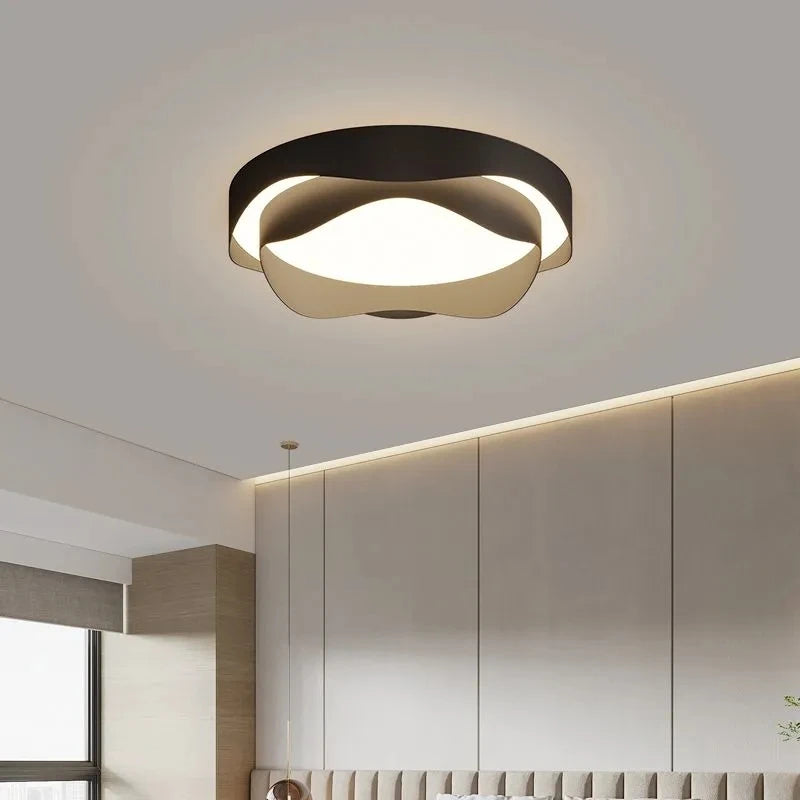 Lustre LED blanc plafonniers salon cuisine décor luminaire intérieur pour cuisine lampe à gâteau
