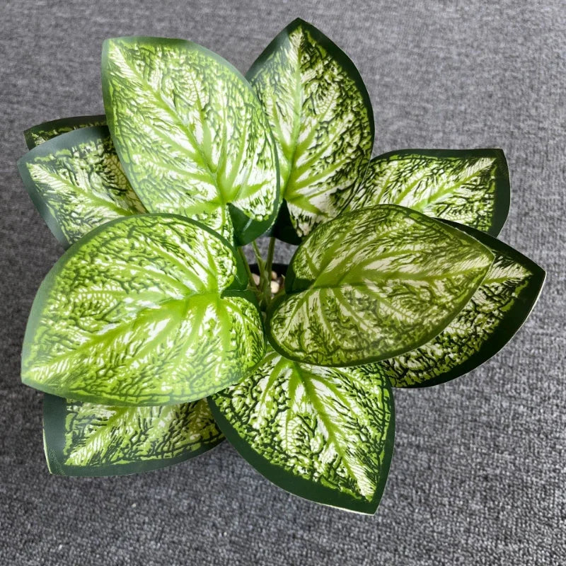 feuilles de phénix artificielles décoration verte en plastique - vue 24 sur 40
