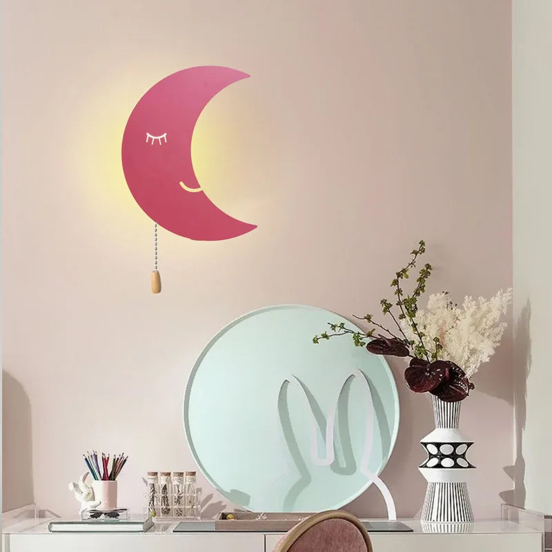 Lampe Murale de lune Rechargeable Mobile moderne pour Wandleuchte Applique Murale Wandlamp Kinkiet lumières