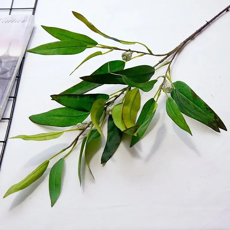 plantes vertes artificielles décoration florale mariage eucalyptus et fruits - vue 8 sur 9