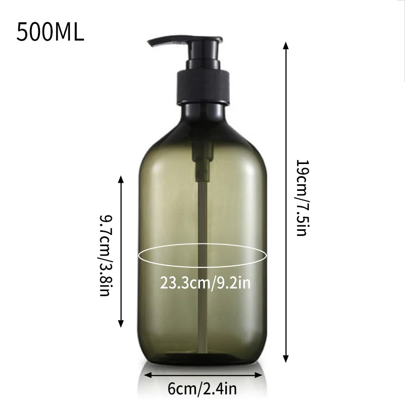 flacon pompe rechargeable pour shampoing et gel douche - vue 15 sur 33