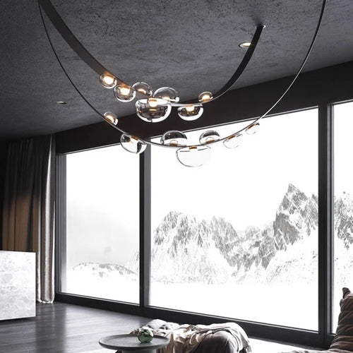 lustre décoration fantaisie éclairage intérieur lampes suspendues - vue 5 sur 8