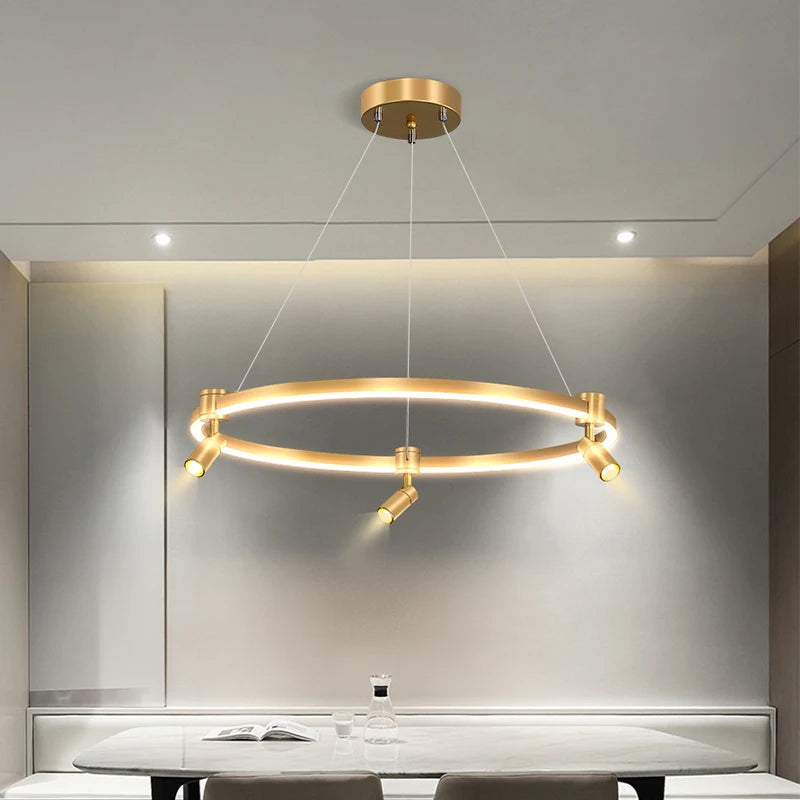lustre postmoderne créatif multi angle pour hôtel boutique - vue 3 sur 15