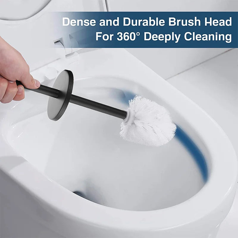 support mural pour brosse de toilette en acier inoxydable durable - vue 4 sur 17