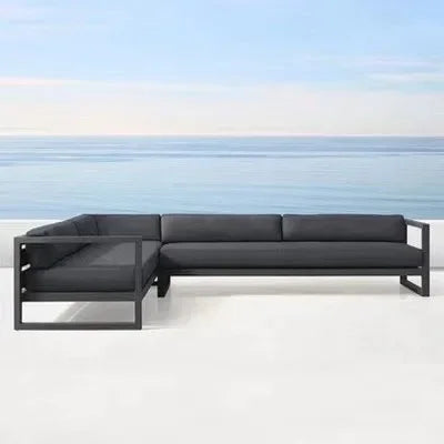 canapés de jardin en aluminium étanche mobilier extérieur combiné