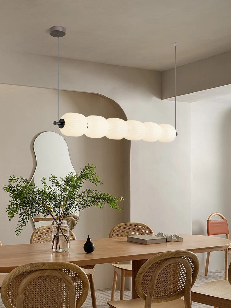 lustre moderne nordique simple pour restaurant et bar - vue 2 sur 8