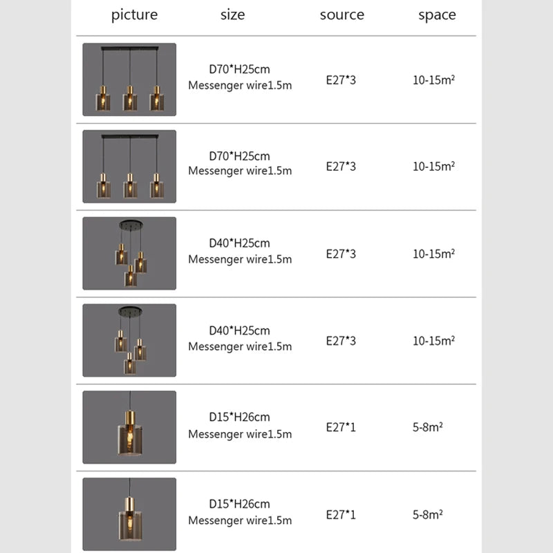 suspension moderne en verre pour éclairage intérieur élégant - vue 5 sur 11