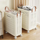 panier de rangement pliable imitation rotin pour jouets et linge