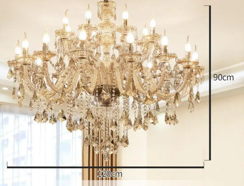 lustre en cristal moderne pour décoration intérieure élégante - vue 8 sur 15