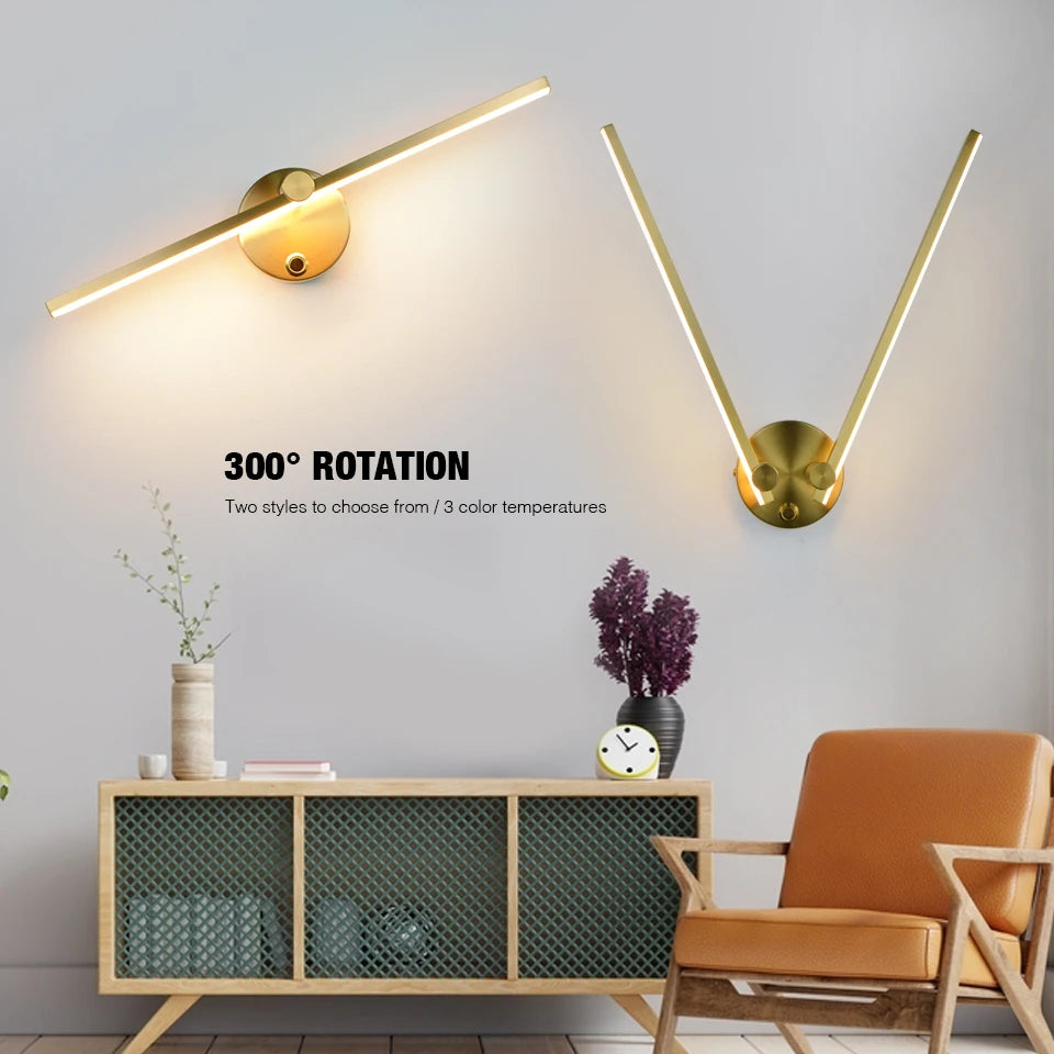 applique murale led réglable pour décoration intérieure moderne - vue 10 sur 21