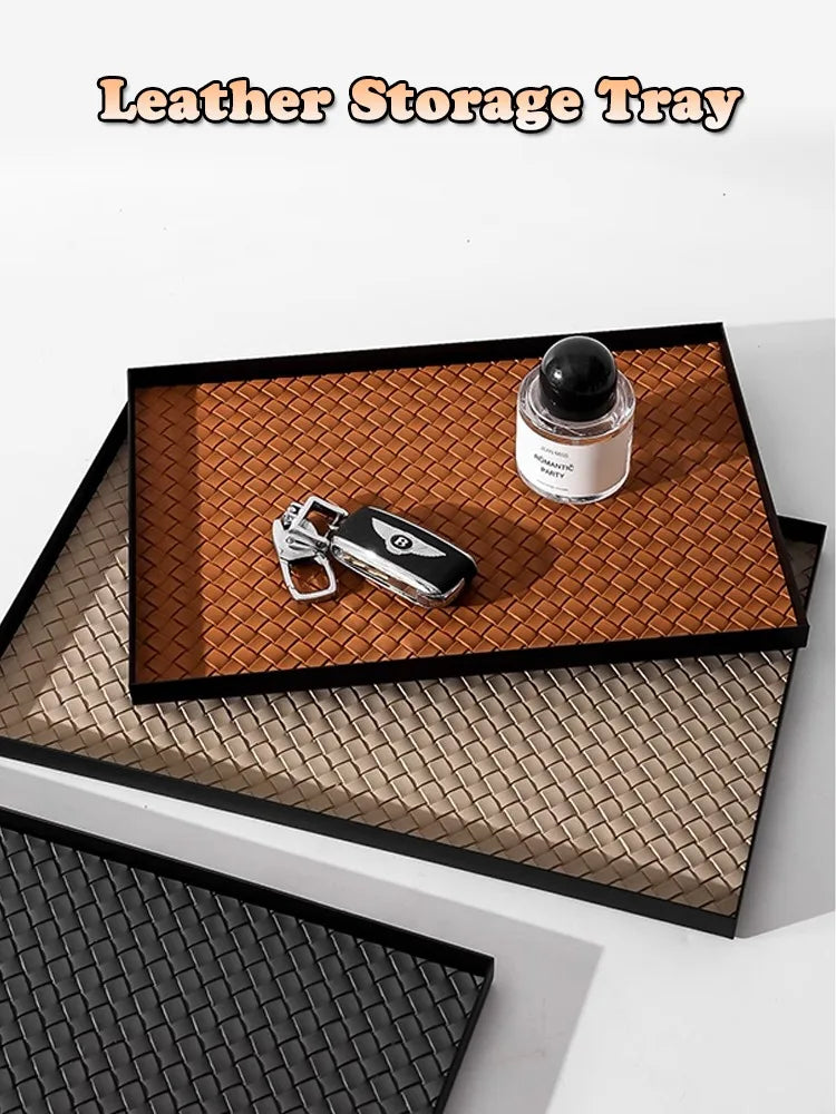 plateau de rangement moderne pour bijoux et accessoires de luxe