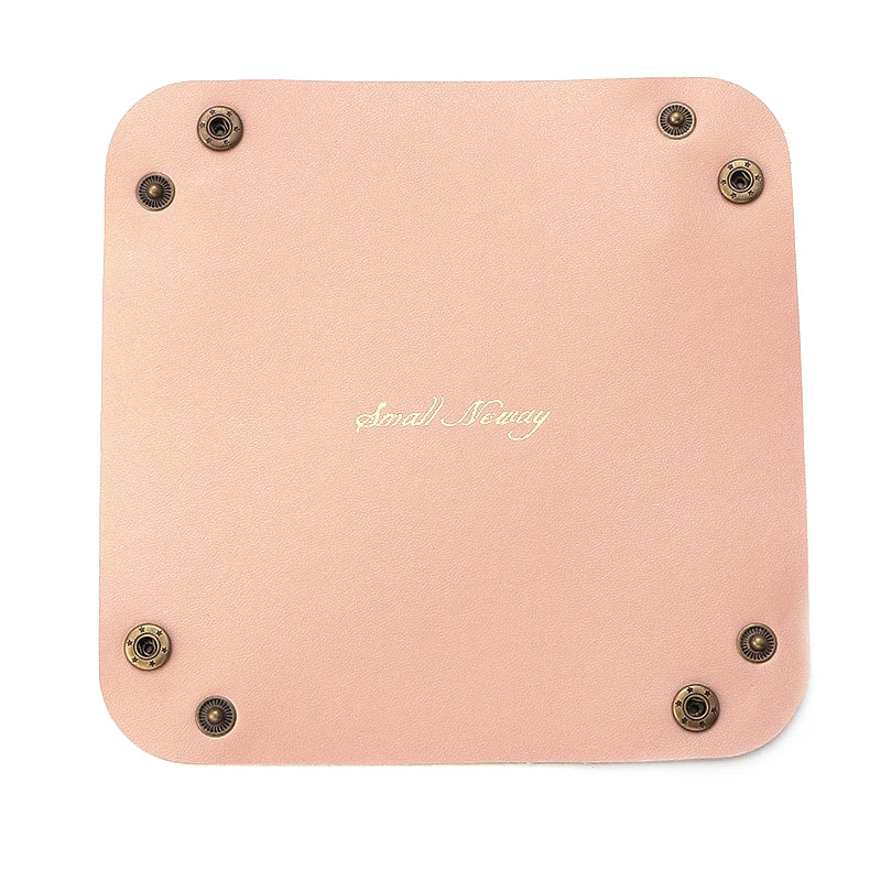 boîte de rangement en cuir pliable pour bijoux et accessoires - vue 13 sur 14