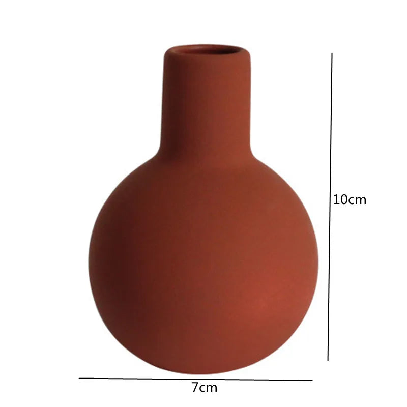 vase en céramique artisanale pour fleurs séchées décoratif et créatif - vue 13 sur 16