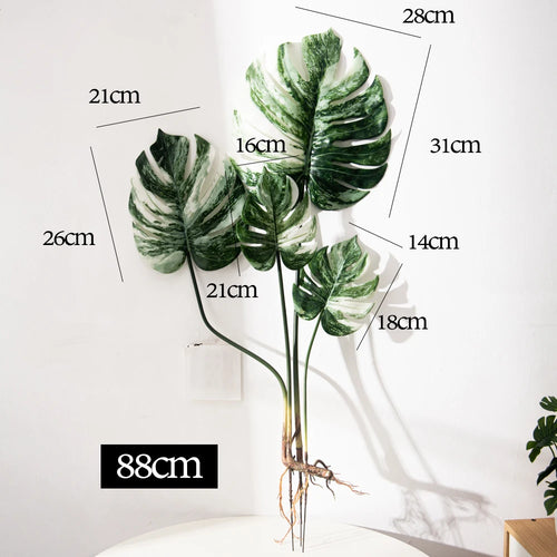 plantes artificielles monstera pour décoration intérieure et extérieure - vue 10 sur 10
