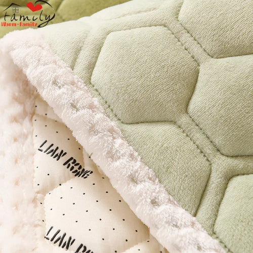 surmatelas doux pour étudiants en peluche pour lit simple ou double - vue 5 sur 18