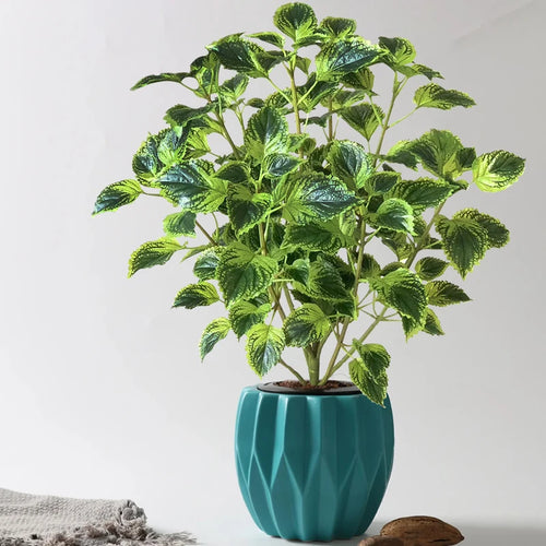 plantes artificielles d'eucalyptus et menthe tropicale pour décoration intérieur - vue 8 sur 8