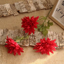 lot de 4 branches de dahlia artificielles en soie décoratives