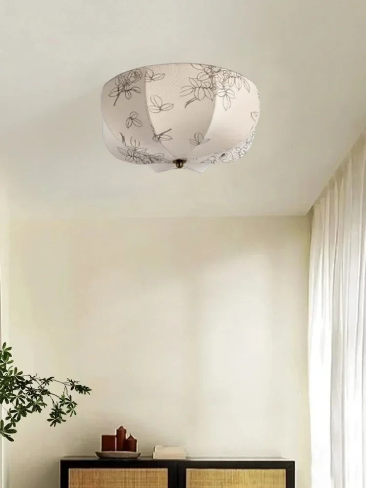 lustre moderne nordique en tissu pour intérieur élégant - vue 7 sur 9