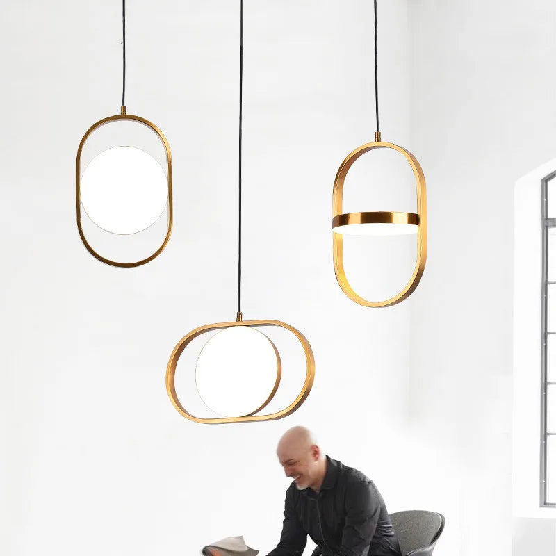 Plafonnier led rotatif au design moderne - vue 4 sur 10