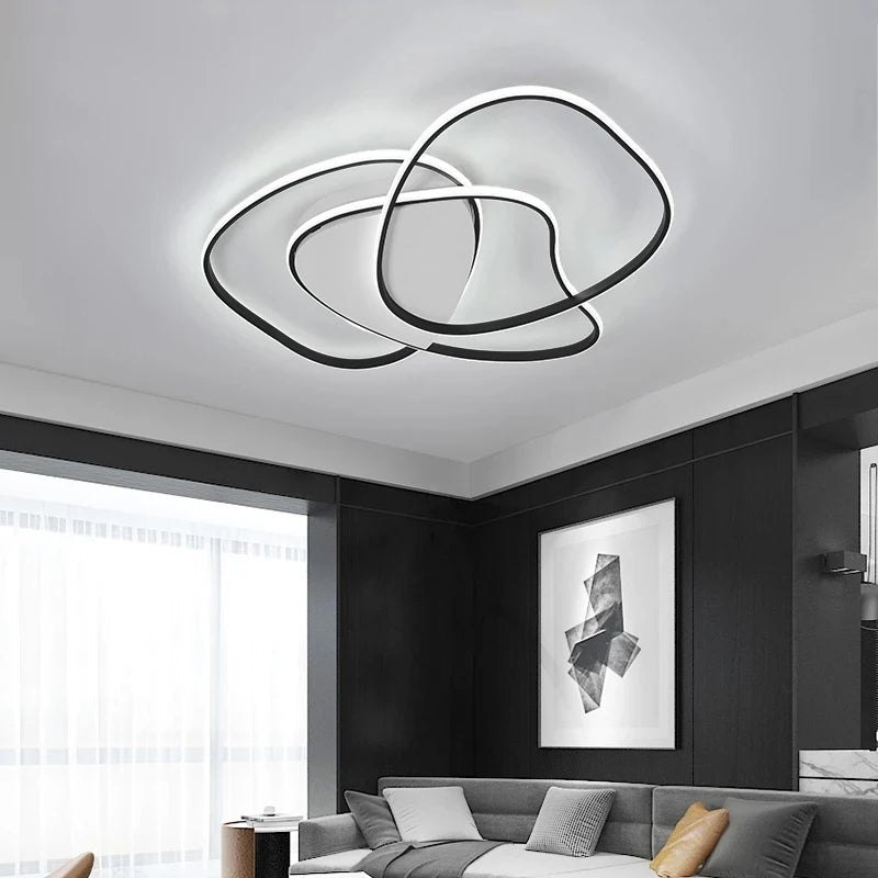 plafonnier led moderne design créatif pour intérieur décoratif - vue 5 sur 10