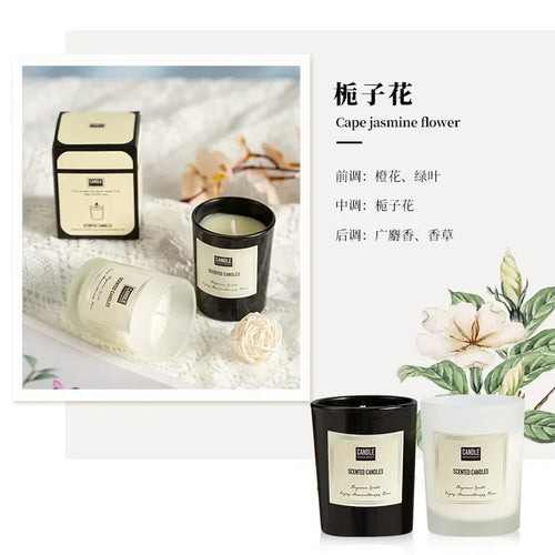 bougie aromathérapie parfumée plantes européennes pour air pur et décoratif - vue 17 sur 19