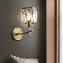 applique murale moderne luxe en cristal et led créative